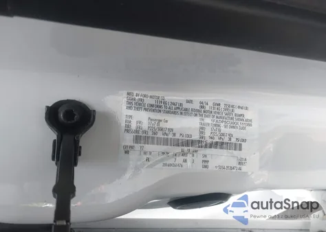 2016 Ford C-Max Energi Sel from USA, damaged, VIN 1FADP5CU0GL111350